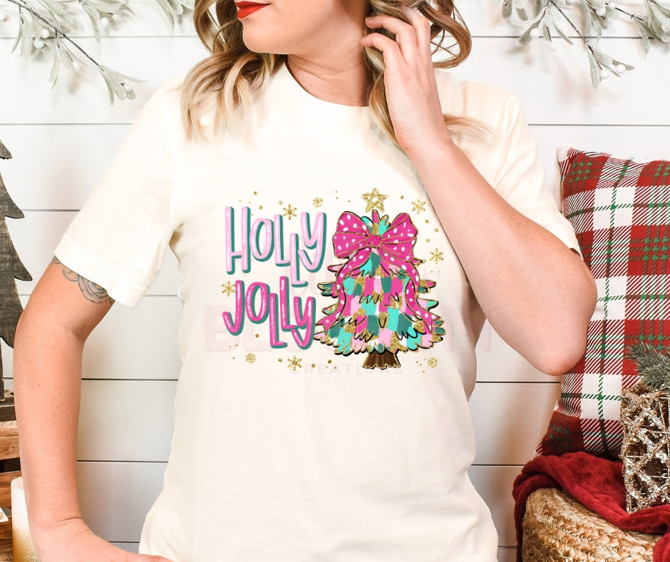 Christmas | Adult Tee | Holly Jolly