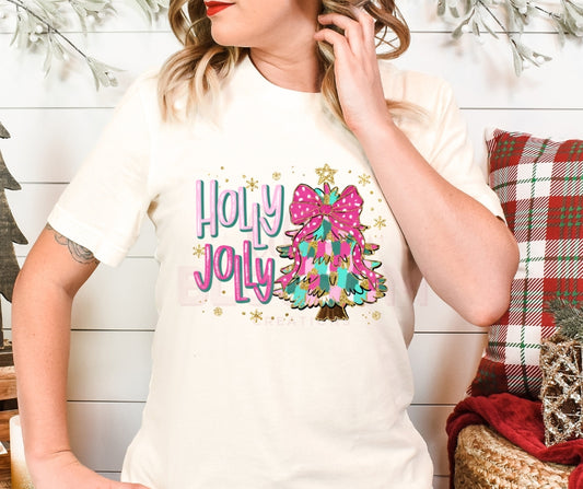 Christmas | Adult Tee | Holly Jolly