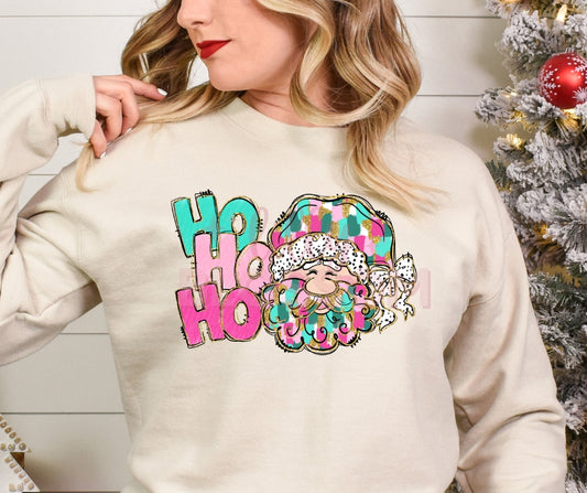 Christmas | Adult Tee | Ho Ho Ho Santa