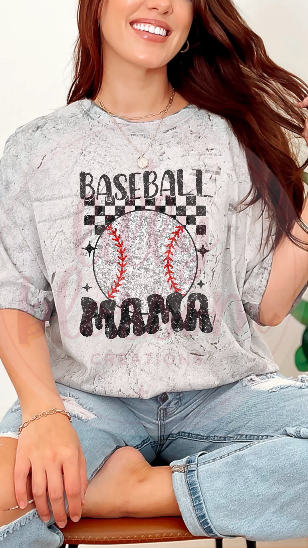 Baseball Mama | Smoke Comfort Colors