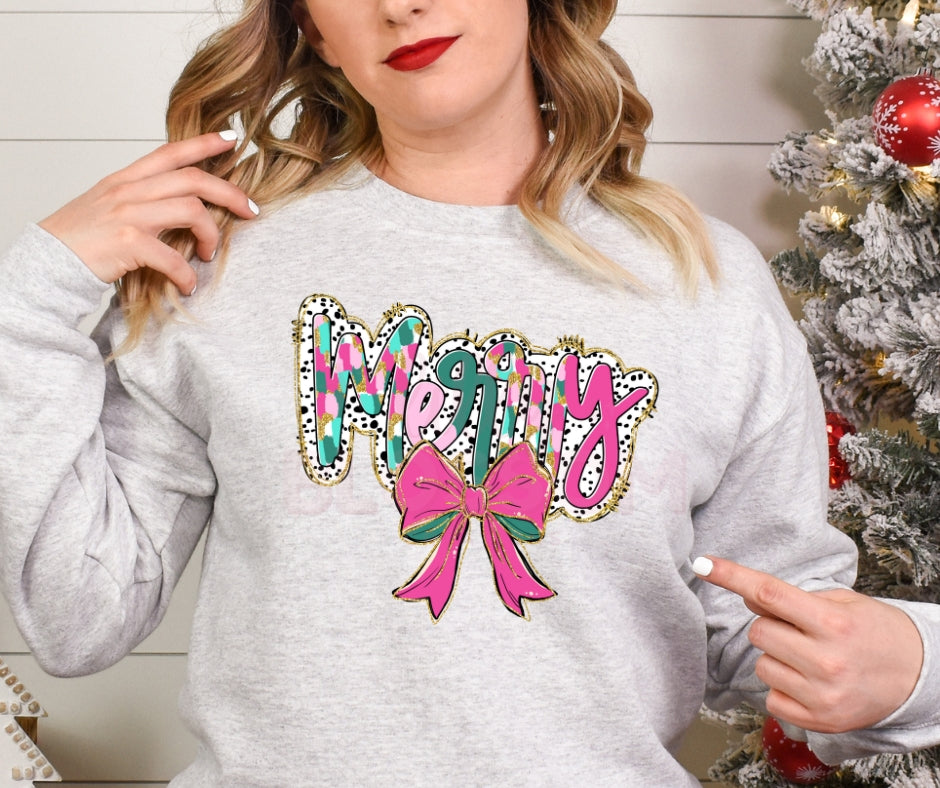 Adult Sweatshirt | Christmas | Merry