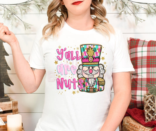 Christmas | Adult Tee | Y'all Are Nuts