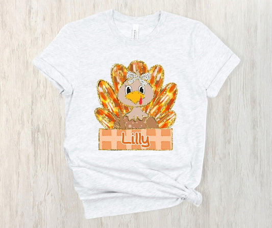 Custom Turkey | Youth Tee | Girl